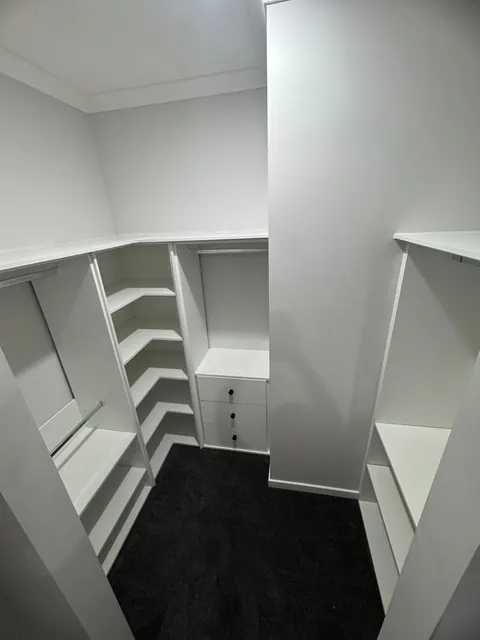 Walk-in wardrobe joinery in Melbourne